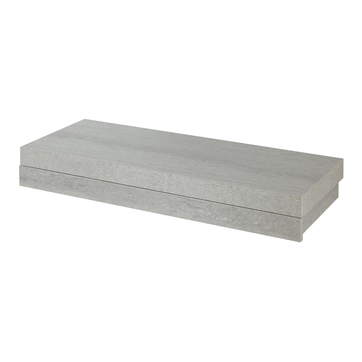 WANDREGAL Karkkila - Grau, Holzwerkstoff (60/8/23.5cm) - [en.casa]