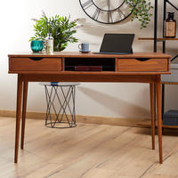 SCHREIBTISCH STEFANO - Kastanienfarben, Holz (50/110/75cm) - IDIMEX