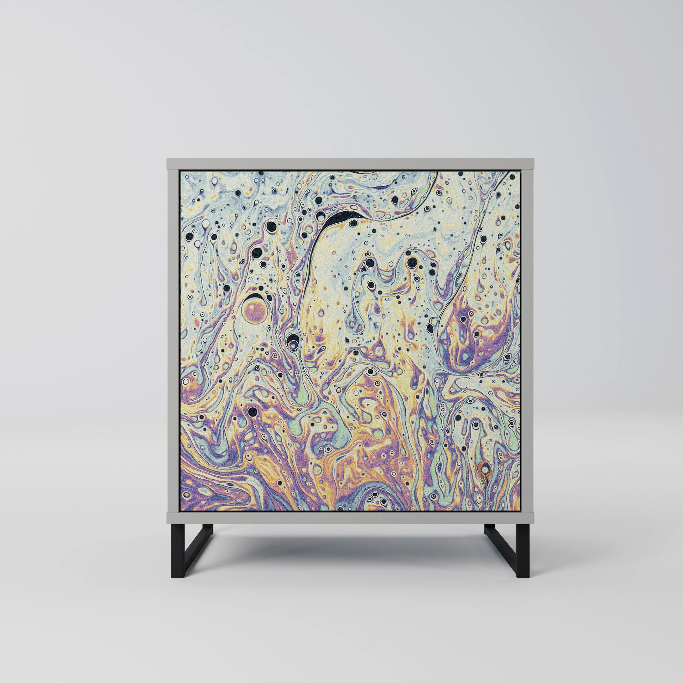 SpaceRebels Sideboard Grau 57.5x67.5x42 cm