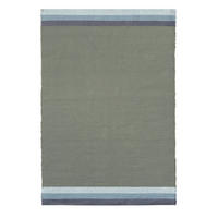 TEPPICH aus recycelter Baumwolle handgewebt grün - Grün, Naturmaterialien (120/170cm) - AFK Living