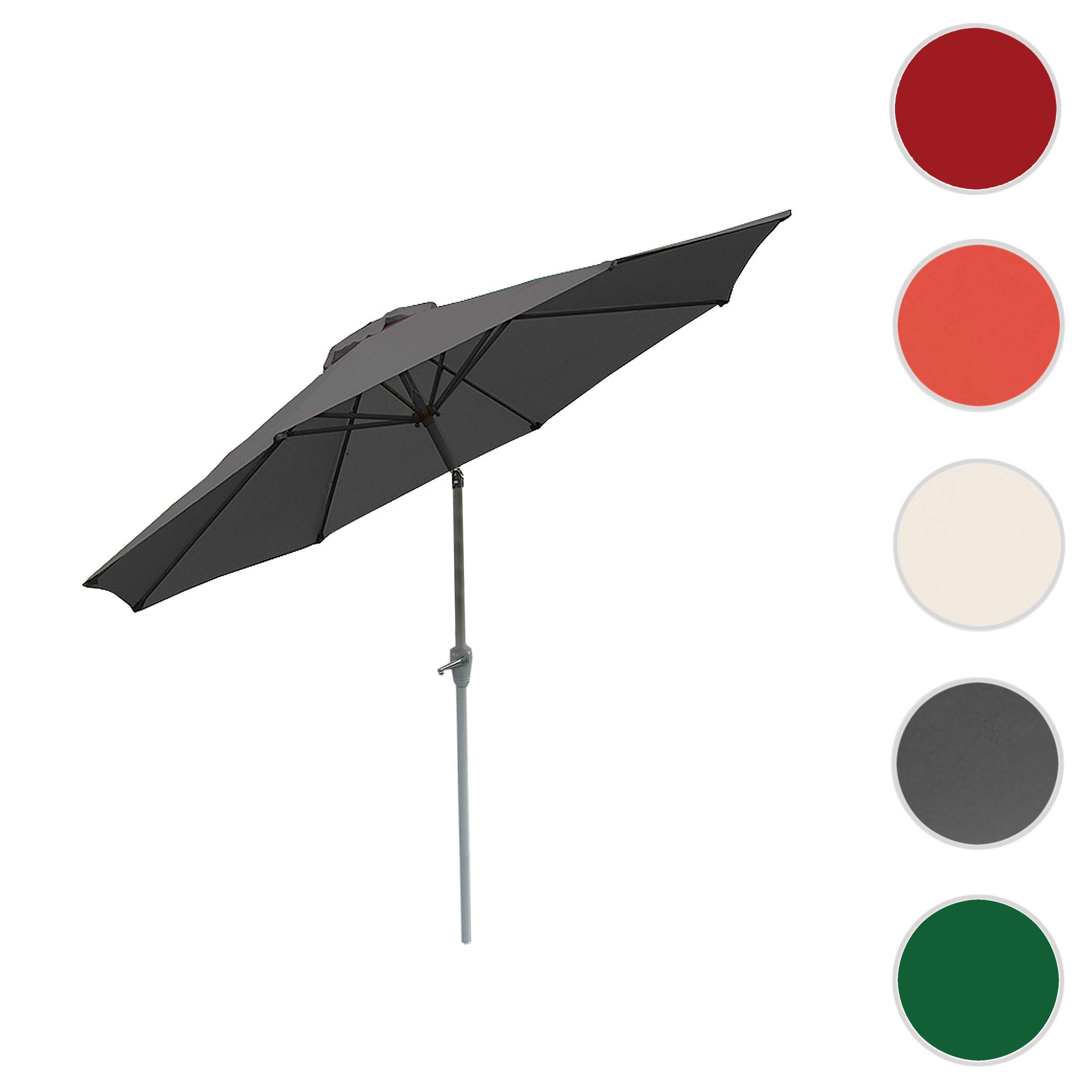 SONNENSCHIRM I NEIGBAR Grau - Grau, Textil (270/270cm) - MCW