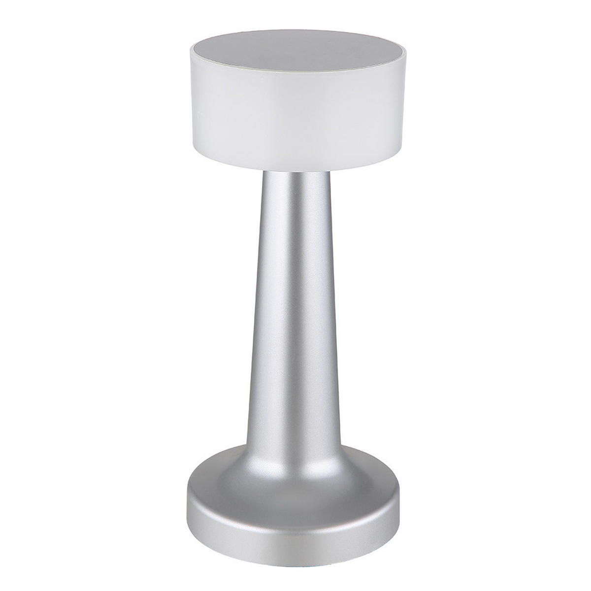 LED TISCHLEUCHTE Angelika Messing - Silberfarben, Kunststoff (9.5/9.5/21.5cm) - Globo Lighting