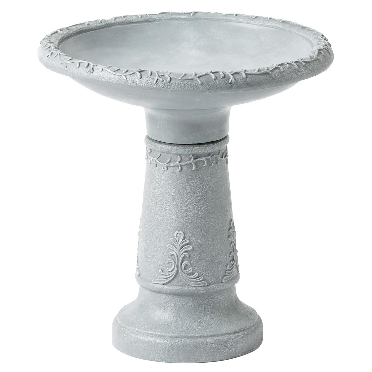 VOGELBAD Harz Grau - Grau, Kunststoff (48/51/48cm) - Outsunny