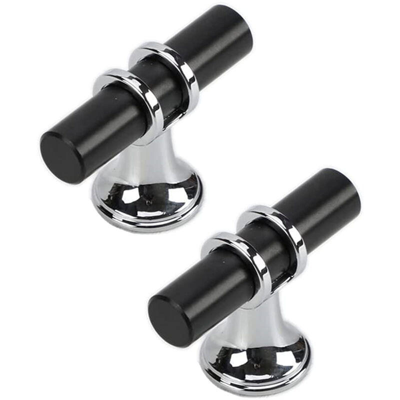 MÖBELGRIFF Modern Zinklegierung 10er-Set Einloch mit Schrauben - Multicolor, Metall (1.2/3.5/5cm)
