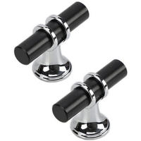 MÖBELGRIFF Modern Zinklegierung 10er-Set Einloch mit Schrauben - Multicolor, Metall (1.2/3.5/5cm)