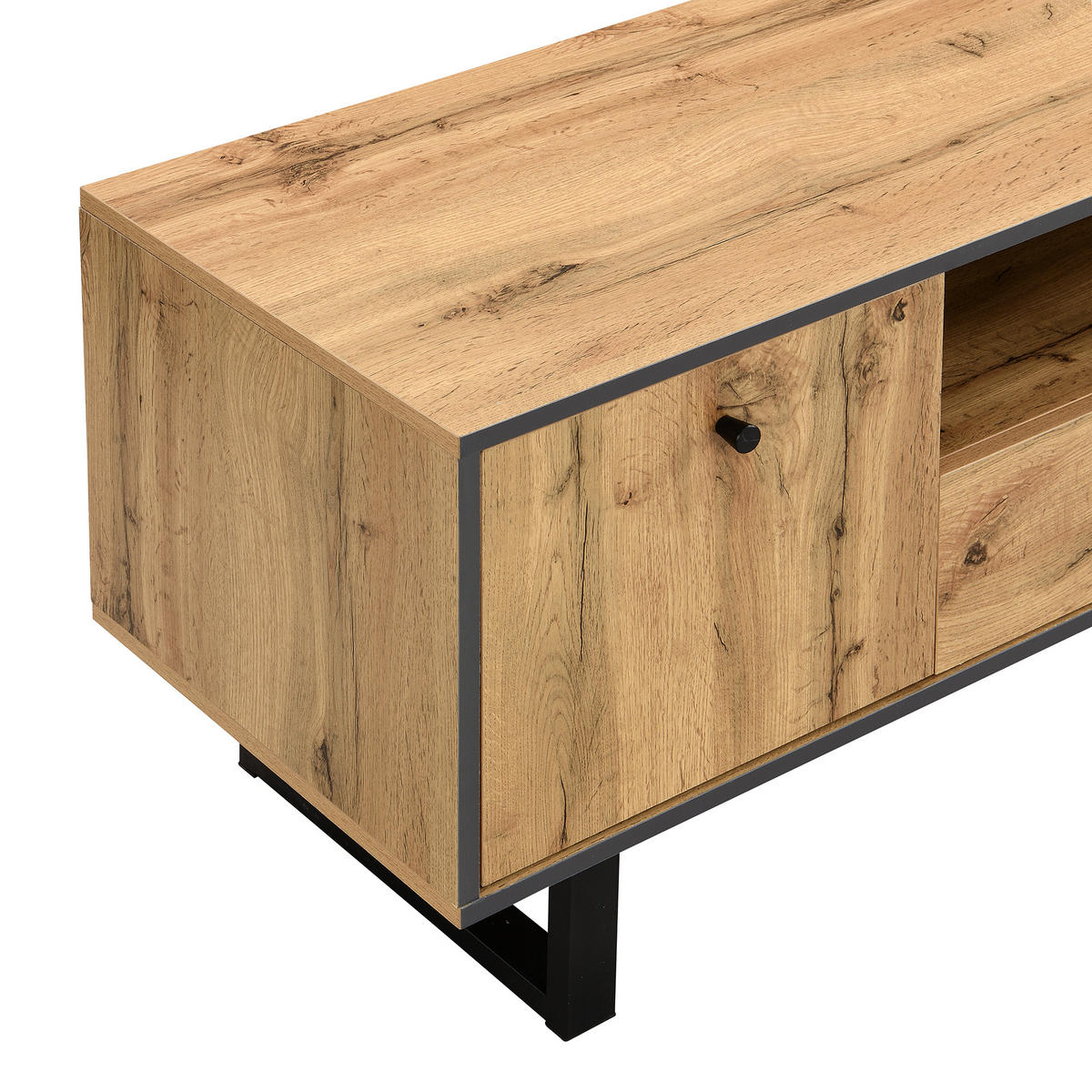 LOWBOARD Natur 190/40/50 cm - Naturfarben, Holzwerkstoff (190/50/40cm) - PANGIVO