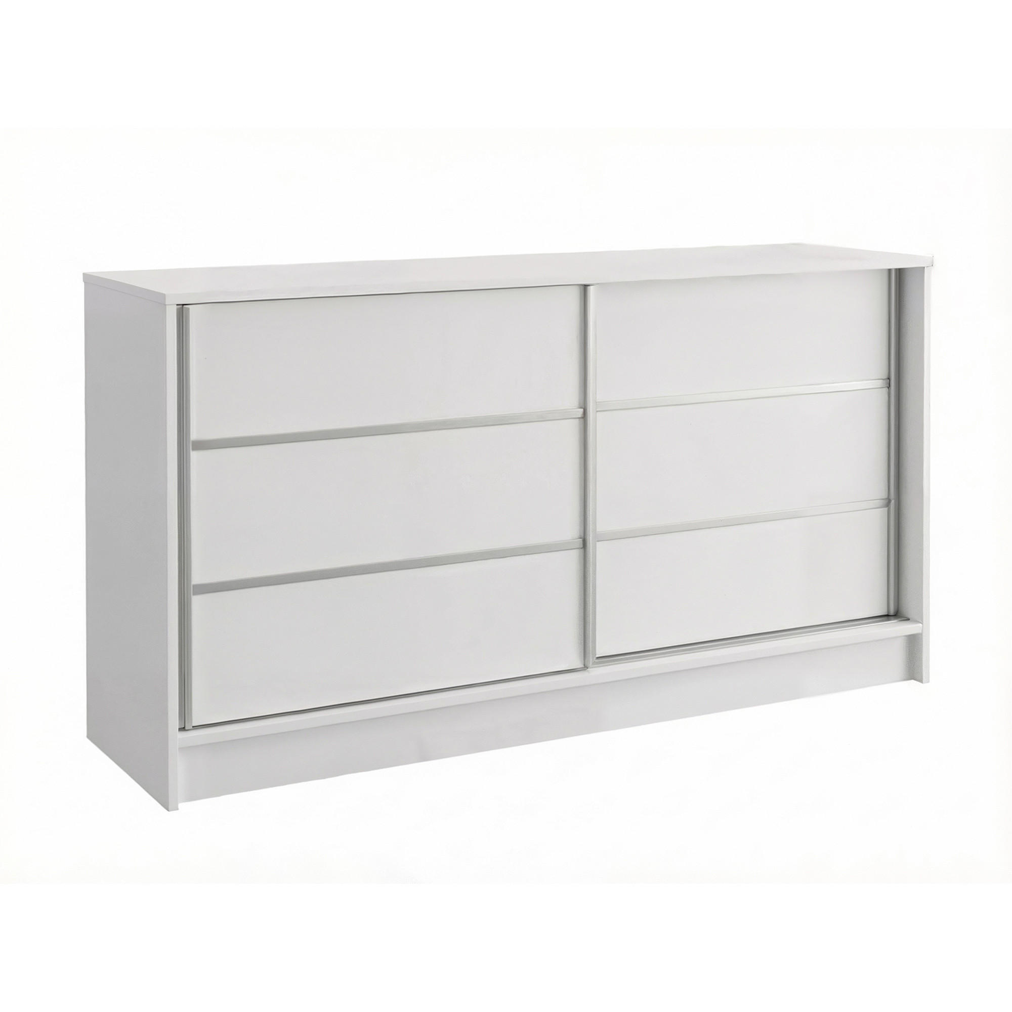 KOMMODE Samantha 120 cm, mit Sprossen, weiß - Weiß, Kunststoff (121/85/44cm) - Margaret Hadas24
