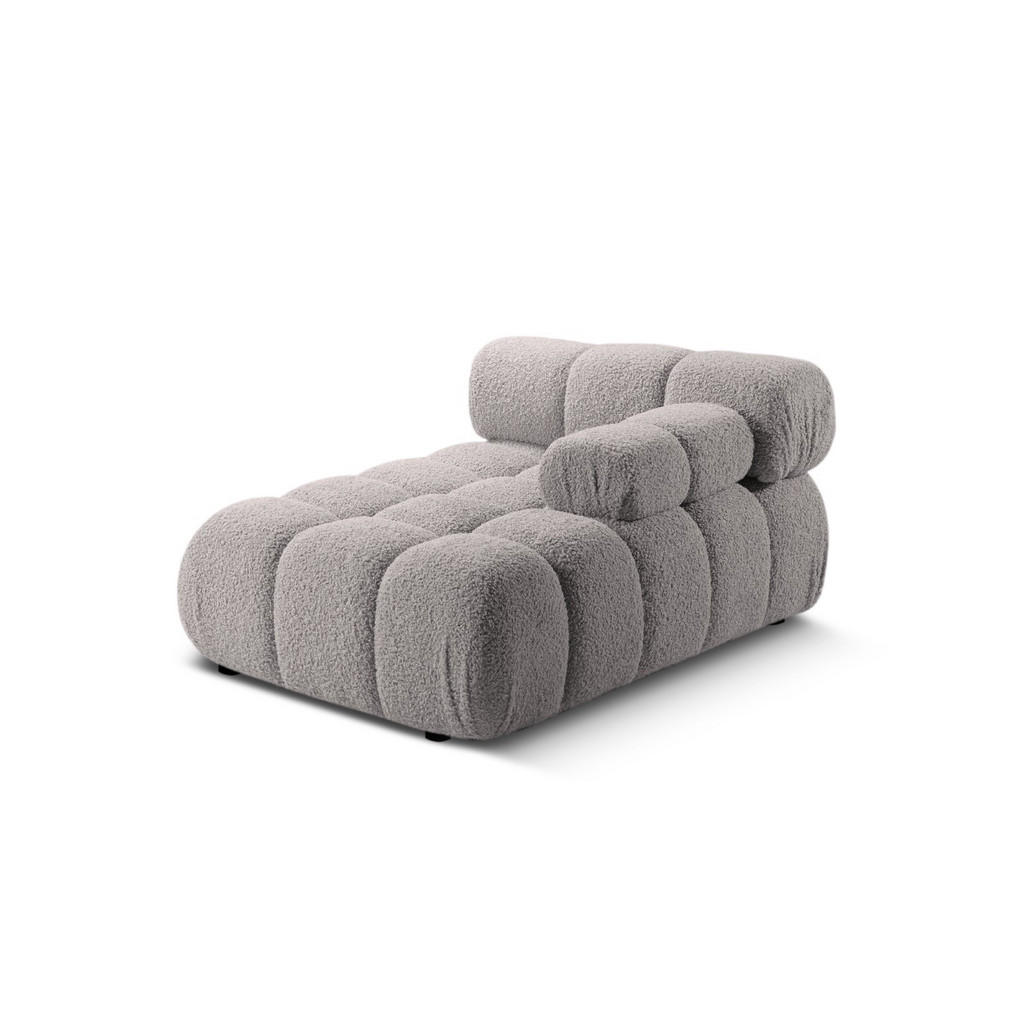 Thumbnail - Micadoni Chaiselongue, Hellgrau, Textil, 1-Sitzer, 94x70x155 cm, Hergestellt in Europa, Wohnzimmer, Sessel, Relaxliegen