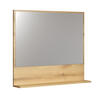 WANDSPIEGEL PureBliss Eiche Dekor - Eichefarben, Holzwerkstoff (80/74/14cm) - Trendteam
