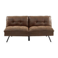 SCHLAFSOFA - 3 Personen - Stoff, Stoff - Braun - - Braun, Textil (172/83/95cm) - Vente-Unique