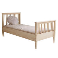POSTEĽ 90/190 Daphné Prírodné drevo - hnedá, drevo (90/190cm) - Petits-meubles