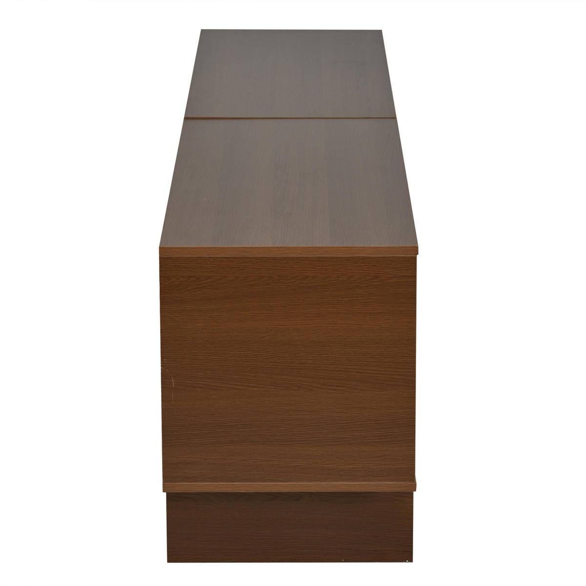 LOWBOARD DE-40412 4 Schubladen mit Wellen-Design Walnuss - Walnussfarben, Holzwerkstoff (180/56/40cm) - ComfortXL