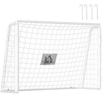FUSSBALLTOR DE-18608 Trainings- & Spieltor 186x123 cm Weiß - Weiß, Metall (62/186cm) - ComfortXL