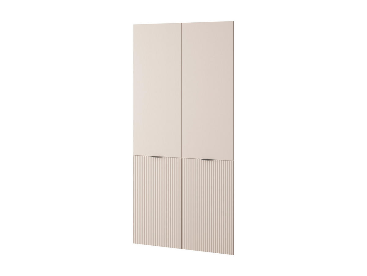 DREHTÜRENSCHRANK - Schrank Minewra 100 - Beige - Beige, Holzwerkstoff (101/200/51cm) - Möblo