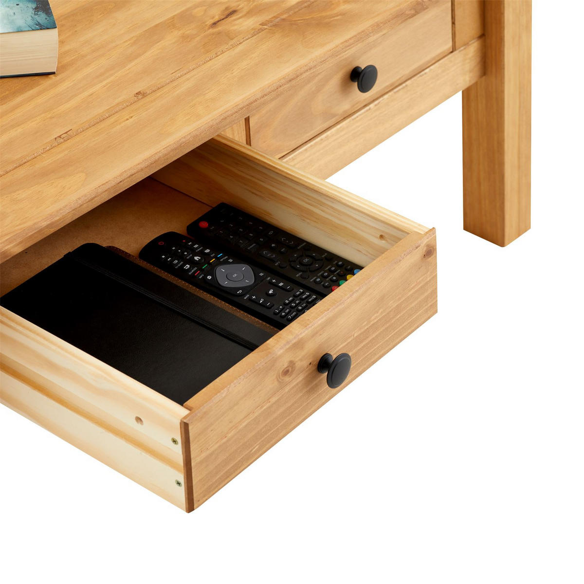 COUCHTISCH CANCUN - Kieferfarben, Holz (60/100/44cm) - IDIMEX