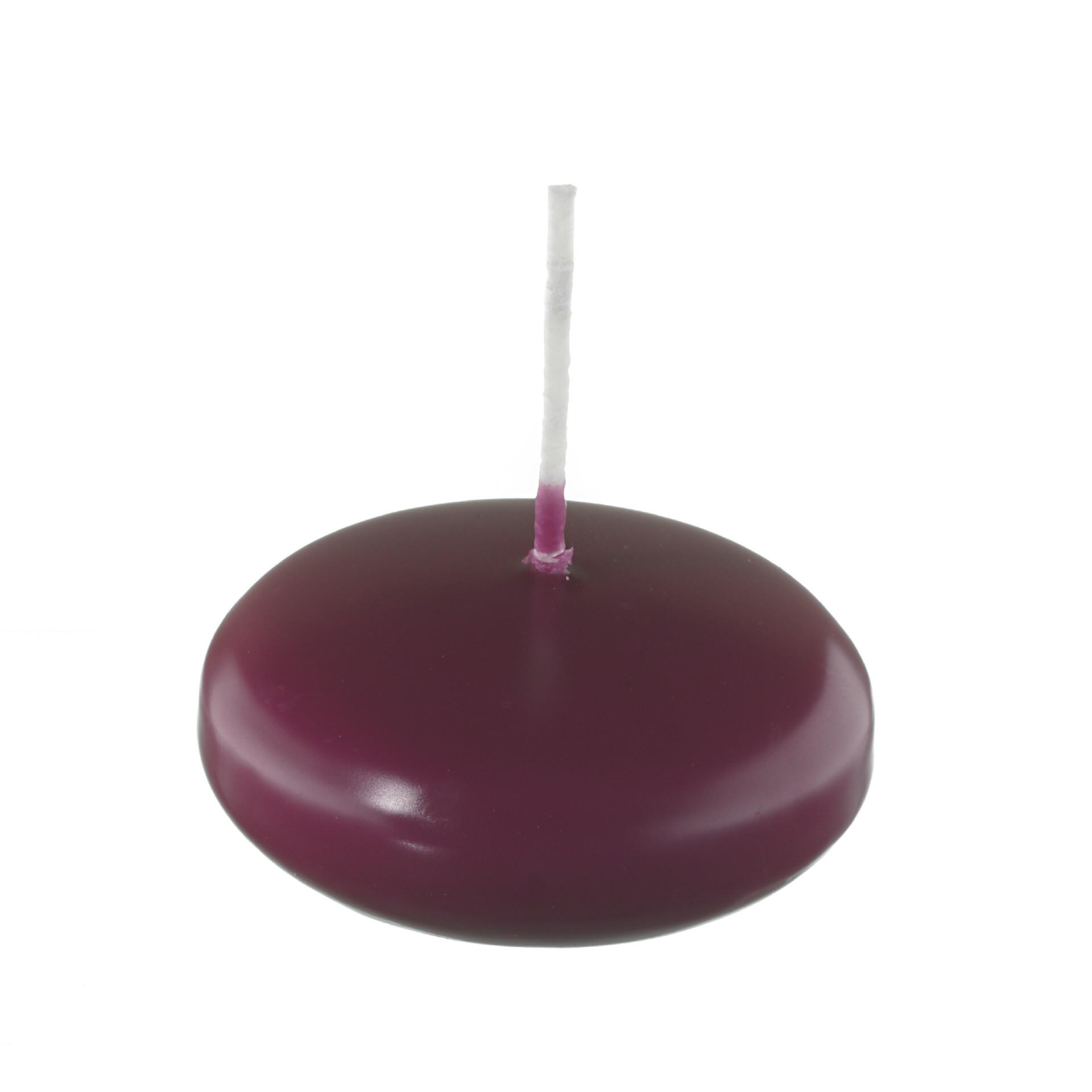 SCHWIMMKERZEN Brombeere 26 x Ø 42 mm, 8 Stück - Brombeere, Paraffin (4.2/2.6/2.6cm) - Kopschitz Kerzen