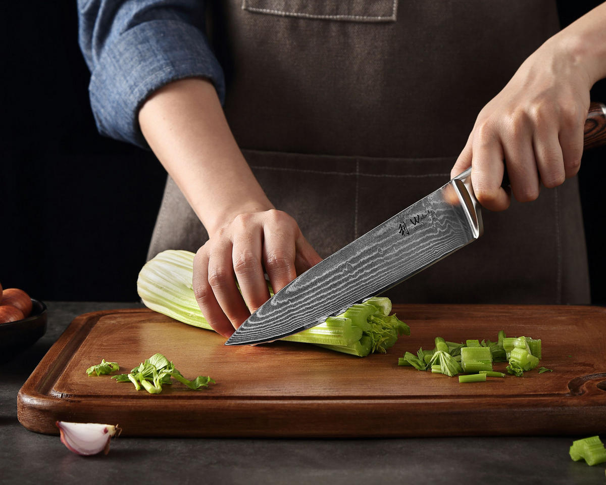 CHEFMESSER I EDIB - Braun, Holz/Metall (30cm) - Wakoli