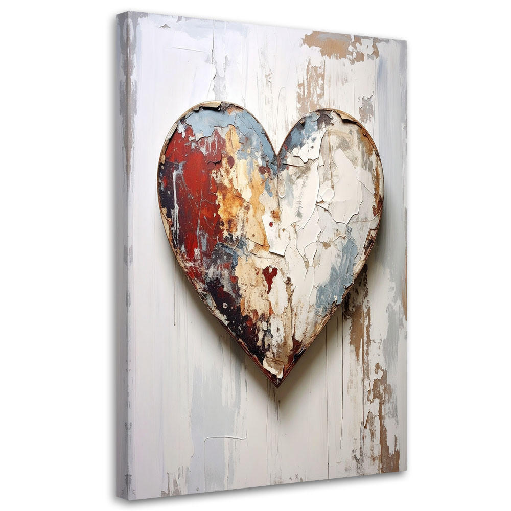 Feeby Leinwandbild Beige 80x120 cm