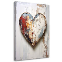 LEINWANDBILD Liebe 80x120cm - Beige, Textil (80/120cm) - Feeby