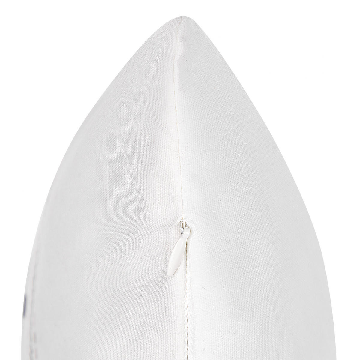 DEKOKISSEN 2er-Set Cremeweiß 45/45 cm Donner - Ecru, Naturmaterialien/Textil (45/45cm) - Beliani