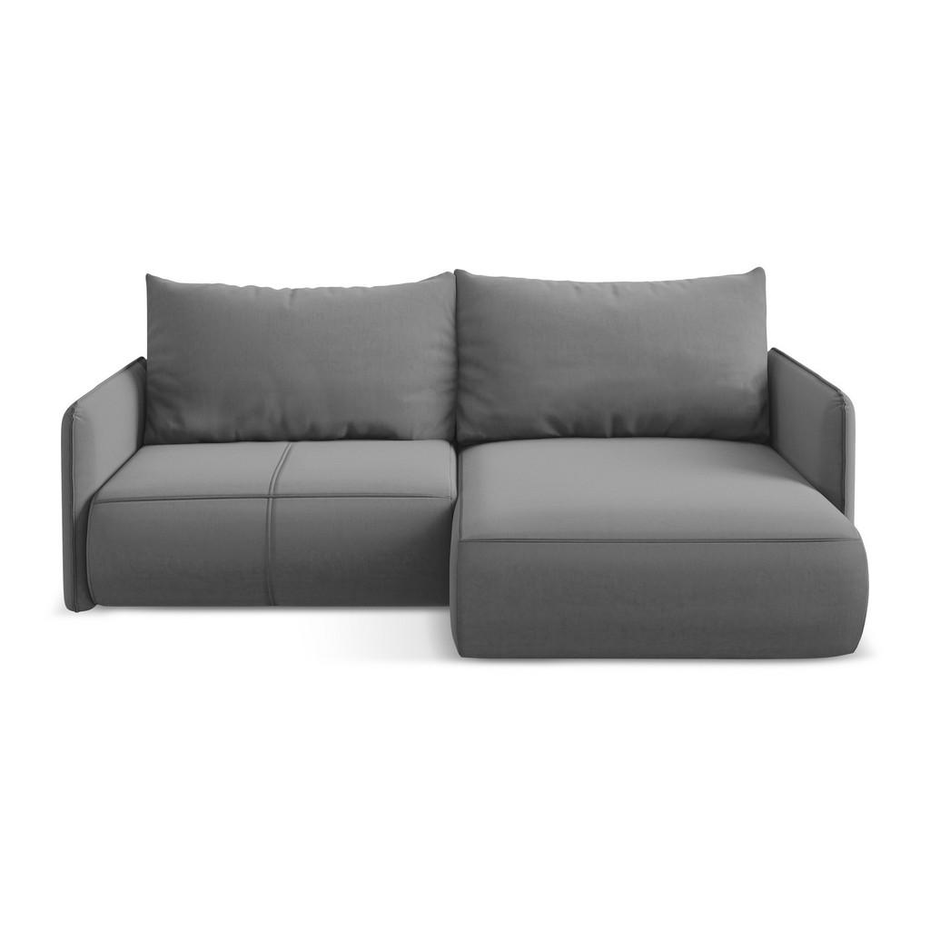 Thumbnail - Makamii Ecksofa, Grau, Textil, Füllung: Schaumstoff, L-Form, Ottomane rechts, 207x148 cm, Made in EU, Wohnzimmer, Sofas ...