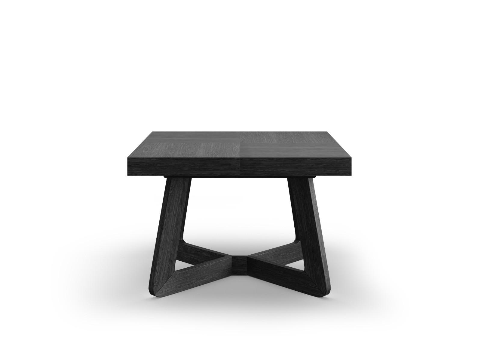 ESSTISCH PIAZZA Ausziehbar 130 - 230 / 130 x 76 cm - Schwarz, Holz (130/130/76cm) - MASSENO