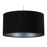 HÄNGELEUCHTE Schwarz 60/30 cm - Silberfarben/Schwarz, Kunststoff (60/1.1/30cm) - ONZENO