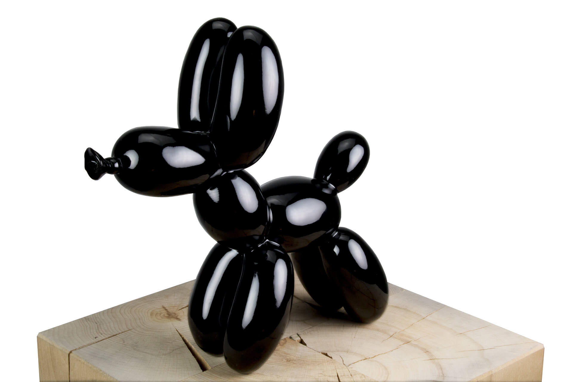 SKULPTUR Schwarz 28/26 cm - Schwarz, Stein (0.95/26/10cm) - KUNSTLOFT