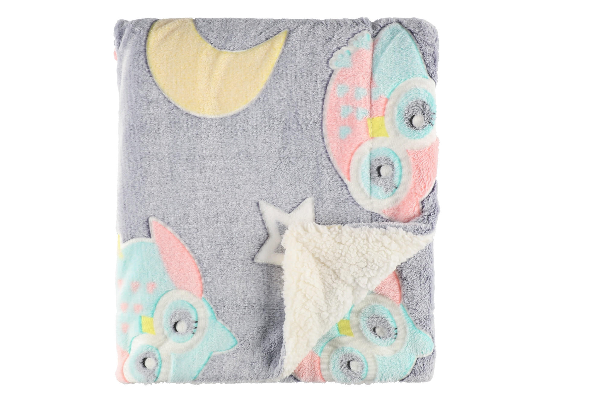 KINDERBETTDECKE Glow 125/150 cm - Multicolor, Textil (150/125cm)