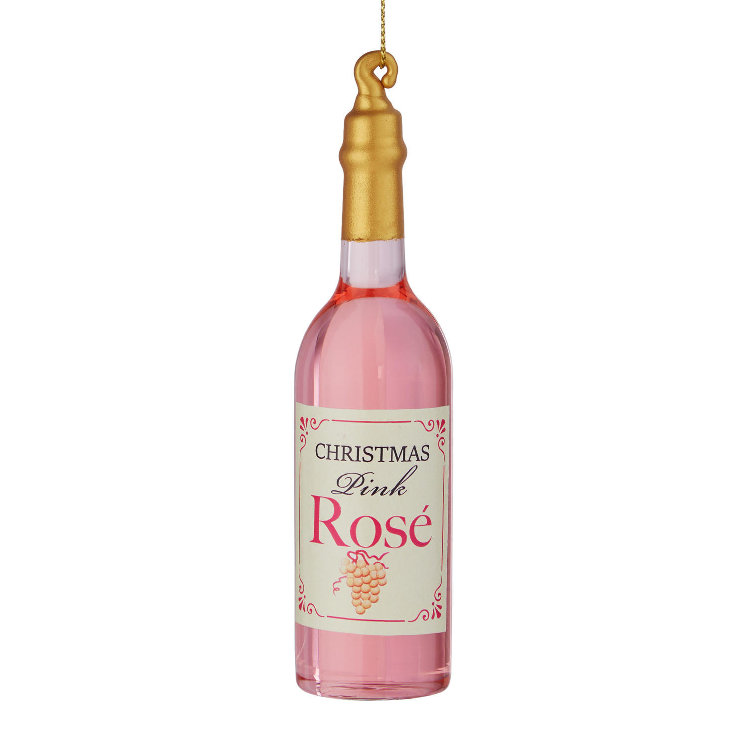 ANHÄNGER HANG ON Rose Wein - Pink, Glas (3/14/3cm) - Butlers