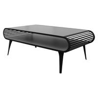 COUCHTISCH Aristo - Hellgrau/Schwarz, Holzwerkstoff/Metall (60/120/44cm) - MIRJAN24