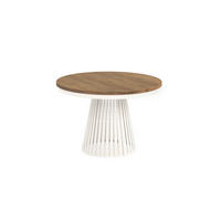 ESSTISCH Cone Bis - Kaschmir/Beige, Holzwerkstoff/Metall (120/120/76cm) - Meblini