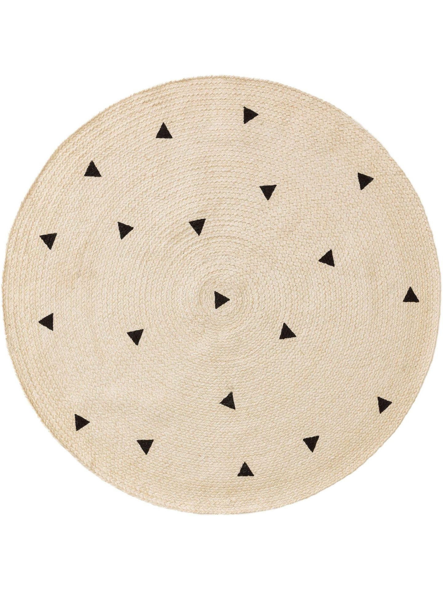 KINDERTEPPICH Pippa Cream ø 160 cm rund - Beige, Naturmaterialen (160/1cm) - KUNSTLOFT