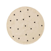 KINDERTEPPICH Pippa Cream ø 160 cm rund - Beige, Naturmaterialen (160/1cm) - KUNSTLOFT