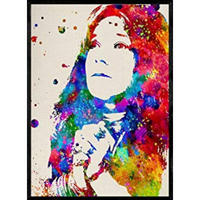 POSTER Janis Joplin2 A4 Rahmenlos - Klar, Papier (29.7/5/21cm) - Nacnic