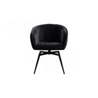 ESSZIMMERSTUHL LIMA Schwarz Webstoff - Schwarz, Kunststoff/Textil (57/80/60cm) - KAWOLA