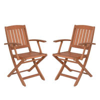 KLAPPSTUHL King 2er Set - Eukalyptusholzfarben, Holz (53/87/57cm) - Sedex