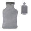WÄRMFLASCHE - Grau, Kunststoff/Textil (18.5/33.5/4cm) - Relaxdays