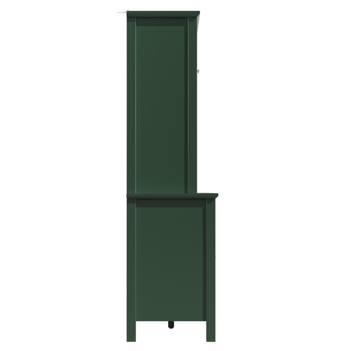 KÜCHENSCHRANK mit LED 120 x 40 x 179 cm MDF Grün - Grün, Holzwerkstoff (40/179/120cm) - Meubliv