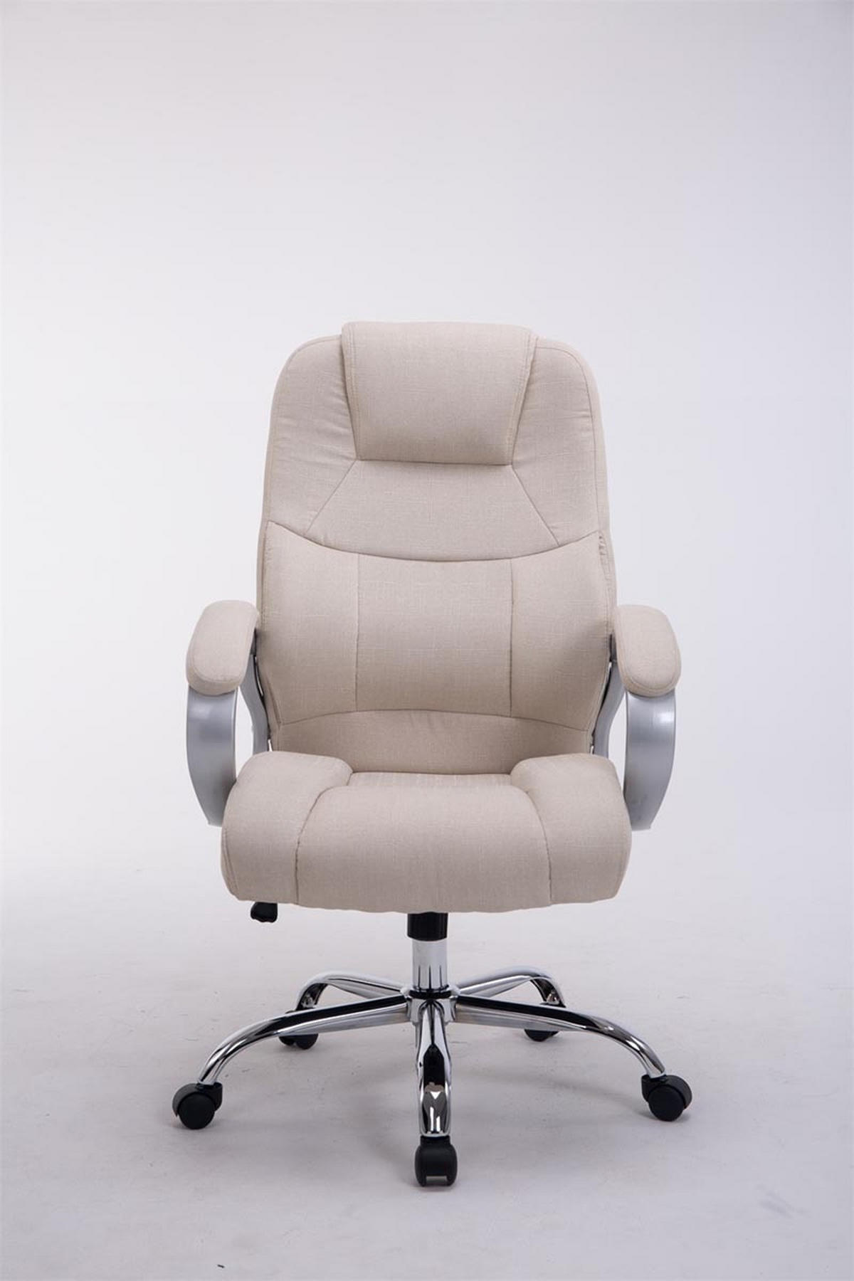 BÜROSTUHL Apodo, Stoff Creme - Creme, Textil/Metall (66/122/70cm) - TPFLiving
