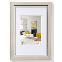 BILDERRAHMEN Metro Designrahmen 013X018 cm STAHL - Edelstahlfarben, Kunststoff (18/23/1.6cm) - walther design