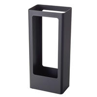 SCHIRMSTÄNDER Tower schwarz 12/22/50 cm - Schwarz, Metall (22/44/12cm) - Yamazaki