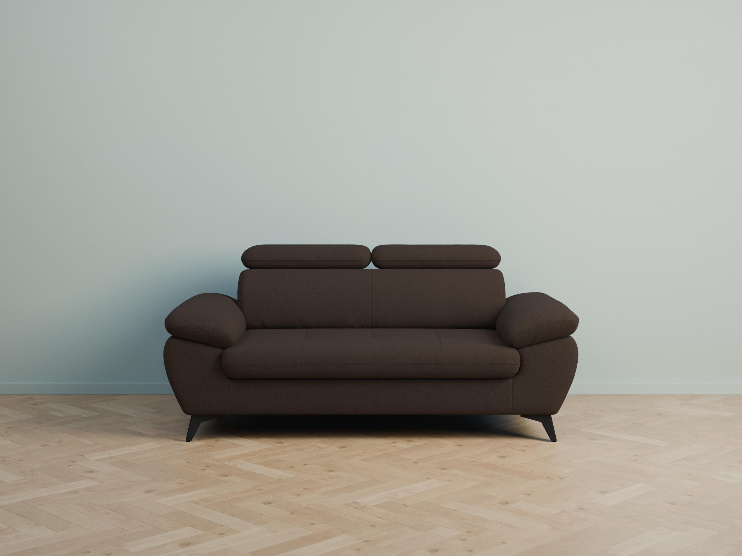 foamnova 2,5-Sitzer Dunkelbraun 194x84x100 cm