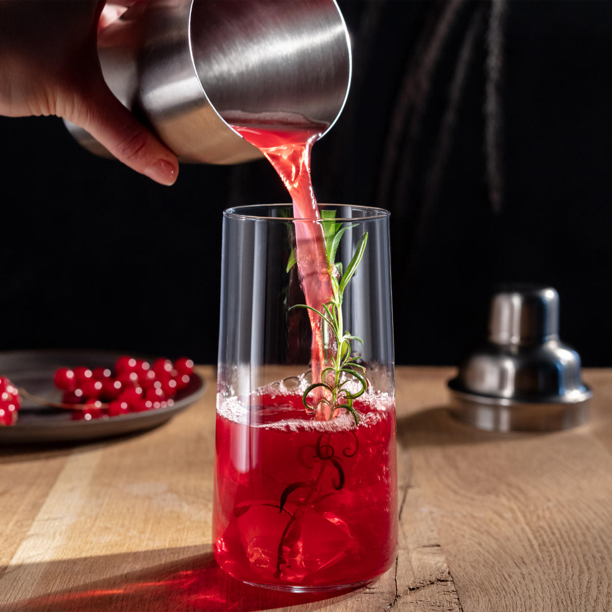 LONGDRINKGLÄSER, 6er-Set, 550 ml - Transparent, Glas (0.55L) - Krosno Glass