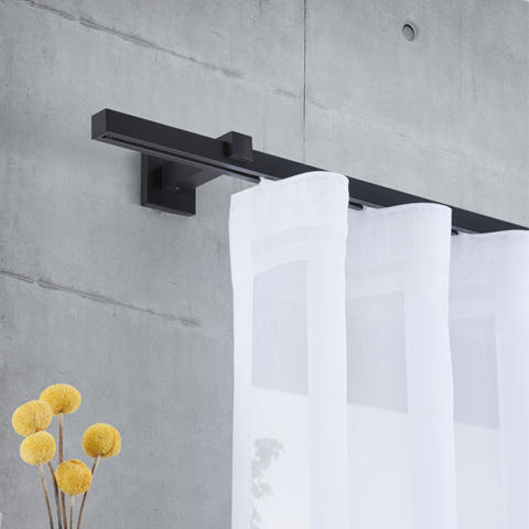 Homeware Gardinenschiene schwarz