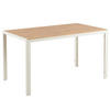 ESSTISCH, Weiß - Weiß, Holz (140/80/76cm) - Oviala