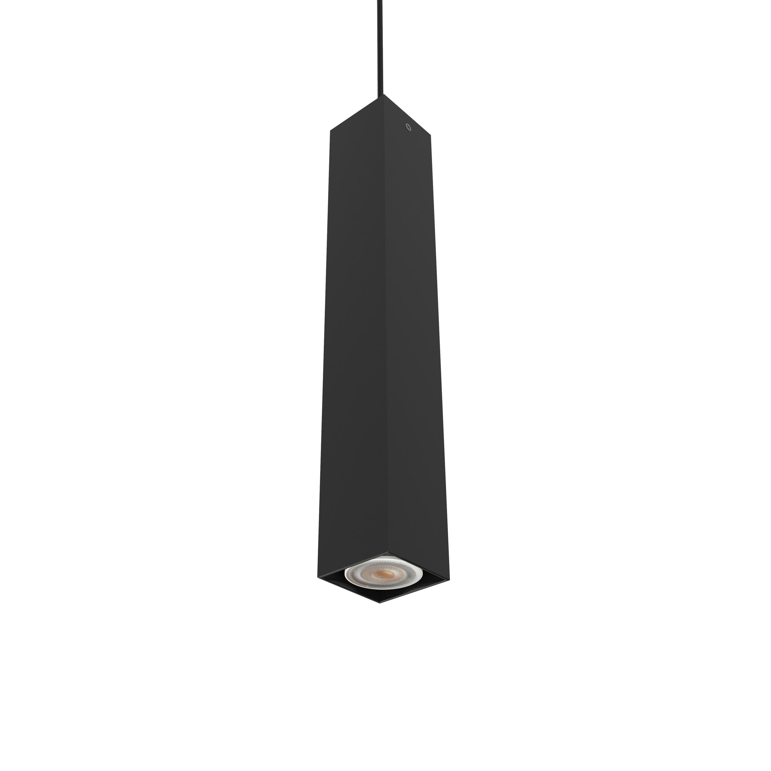 HÄNGELEUCHTE Cube H40 - Schwarz, Metall (6/6/40cm) - Lumicom