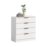 KOMMODE KOPENHAGEN (B/H/T: ca. 74/80/35 cm) in weiß/weiß - Weiß, Holzwerkstoff (74/80/35cm)