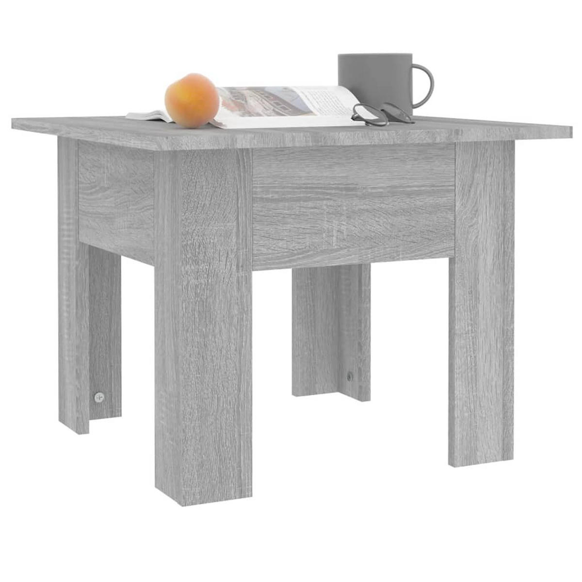 COUCHTISCH Grau Sonoma 55x55x42 cm Holzwerkstoff - Grau, Holzwerkstoff (55/55/42cm) - furnicato