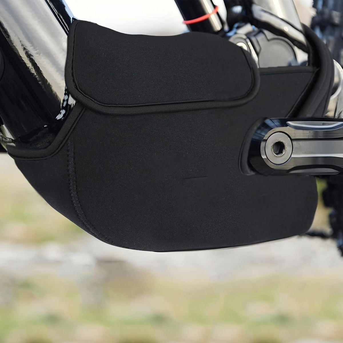 EBIKE Motorabdeckung 2-teiliges Set Neopren Transportschutz - Schwarz, Kunststoff (24/3/34cm)